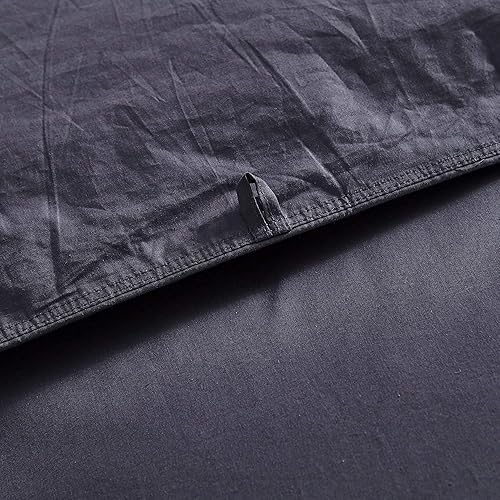 Vista 32 de Lujoso edredón de plumón de ganso King/California King, plisado blanco único, 600 hilos, funda 100% algodón egipcio, peso de relleno de 75 onzas