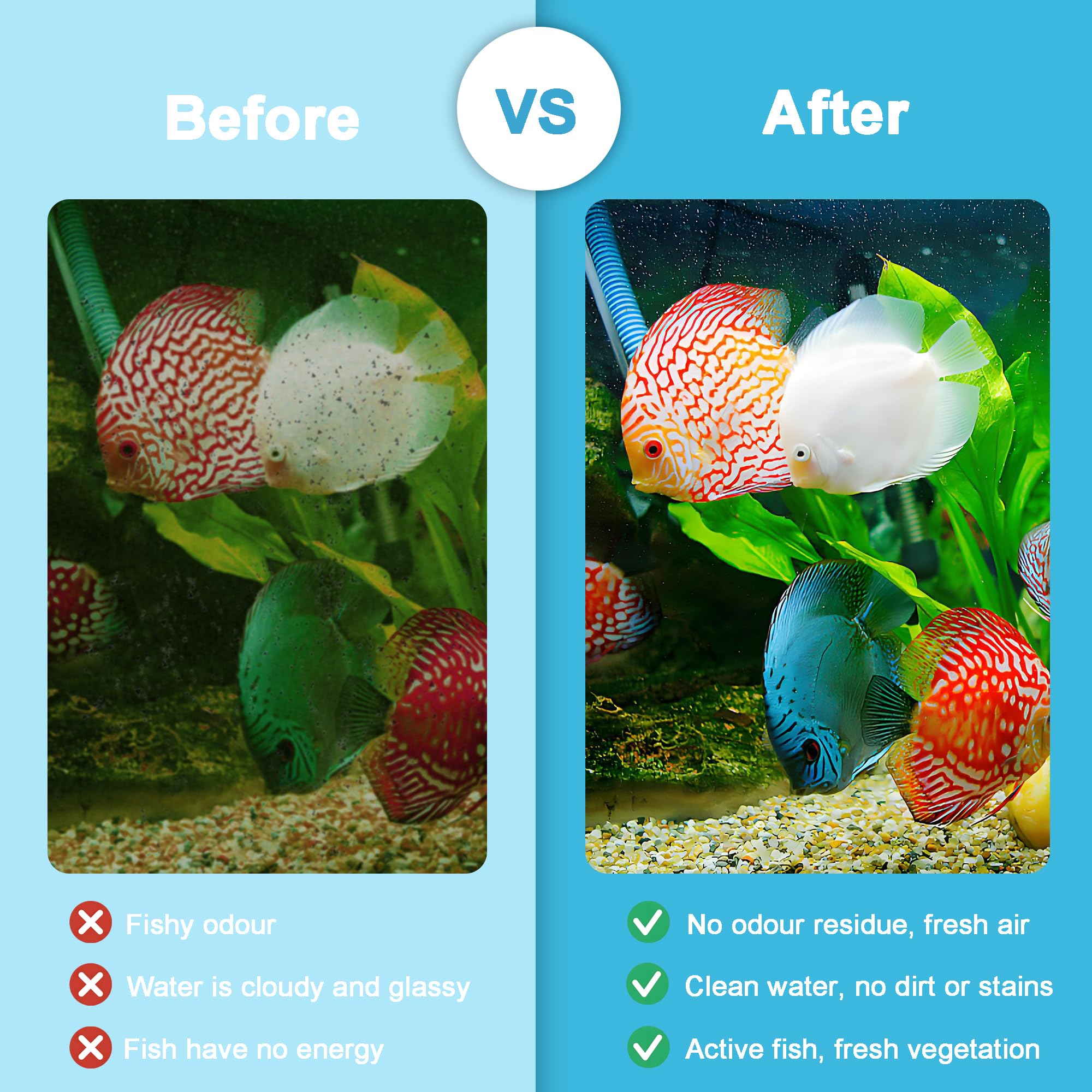 Paquete de 12 cartuchos de filtro de repuesto grandes compatibles con filtros Tetra Whisper Bio-Bag, cartuchos de filtro de acuario grandes para filtros de alimentación Whisper 20i/40i IQ20/30/45/60