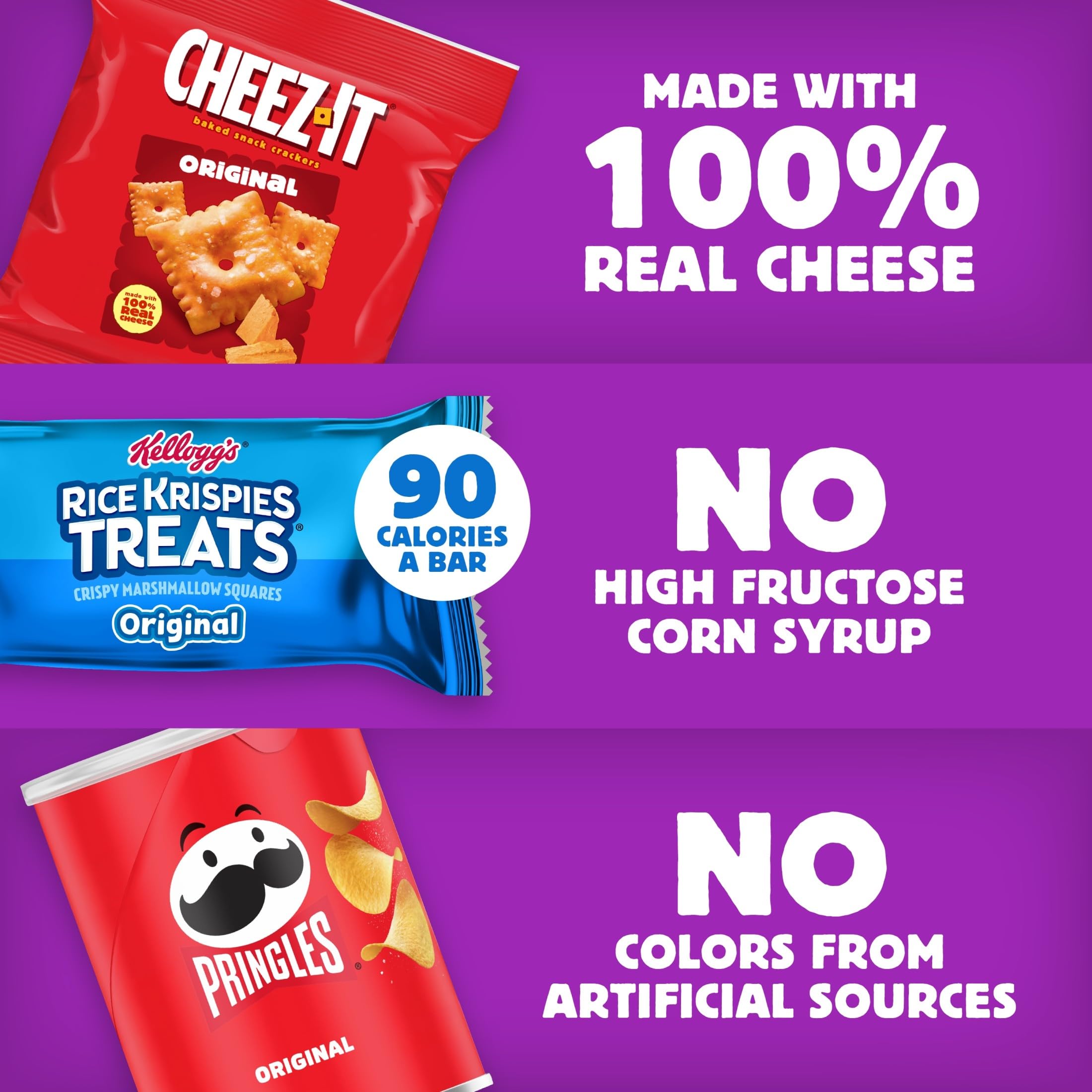 Amazon.com: Cheez-It, Pringles & Rice Krispies Treats Snacks Mega