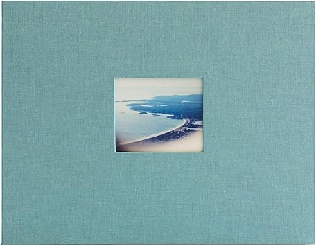 Kolo Newport 8.5" x 11" Refillable Scrapbook, Ideal for Wedding Albums and Baby Books, Ocean