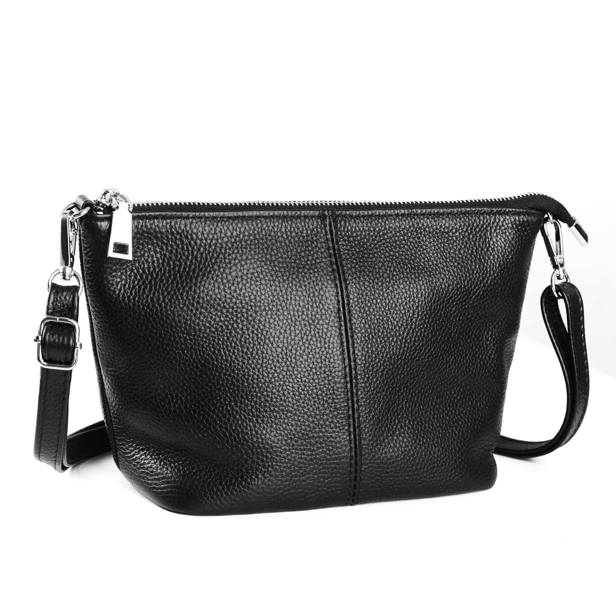 befen Genuine Leather Small Crossbody Bags for Women Wristlet Wallet Purses