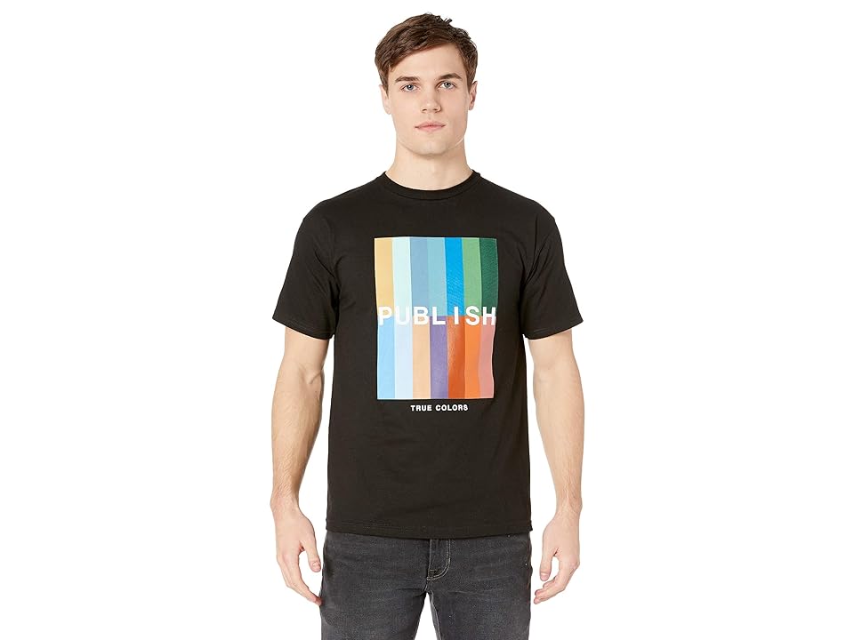 

Publish True Colors Graphic T-Shirt (Black) Men's T Shirt
