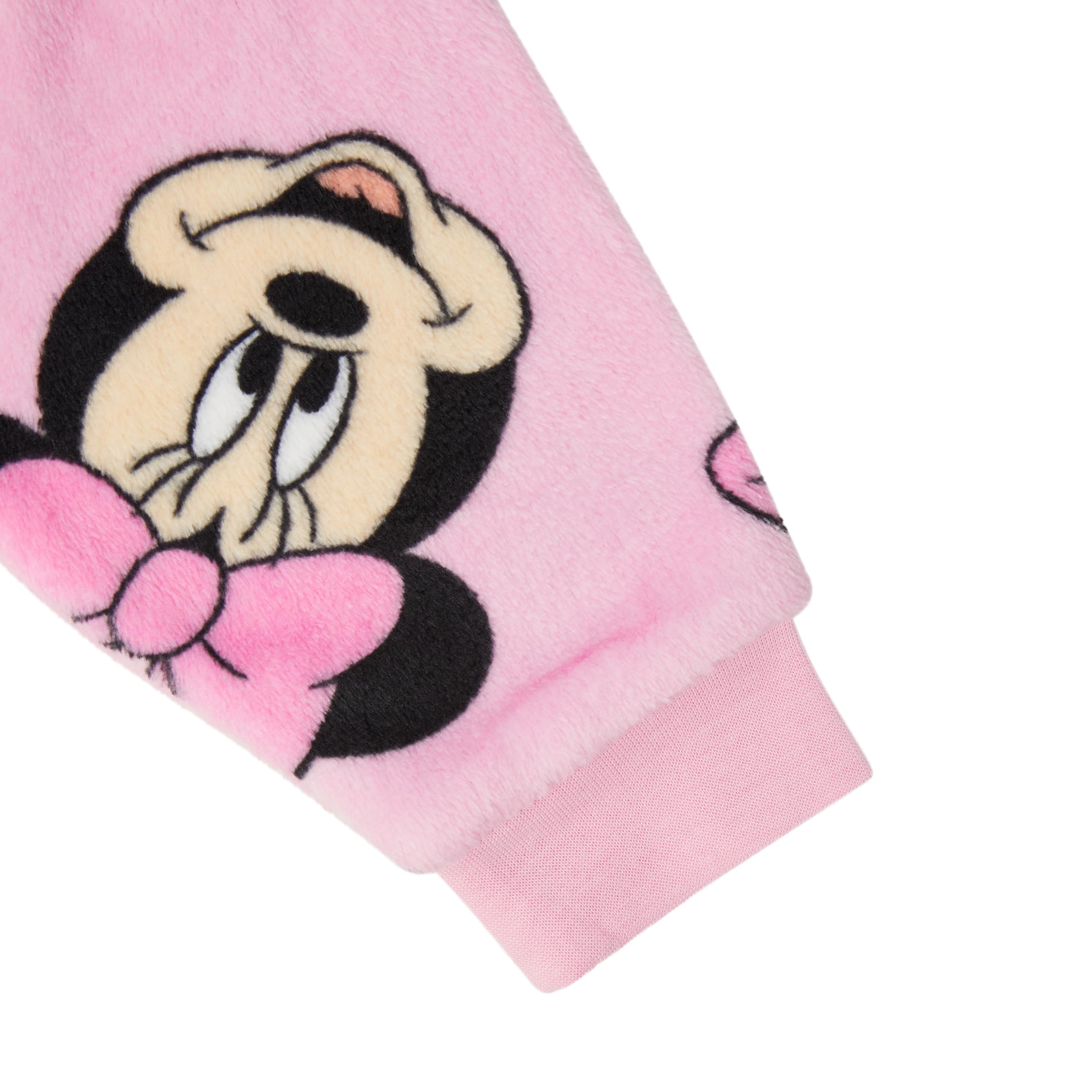 Disney Minnie Mouse - Sudaderas con Capucha para Niña, Sudadera Batamanta de Polar Oversize Niñas