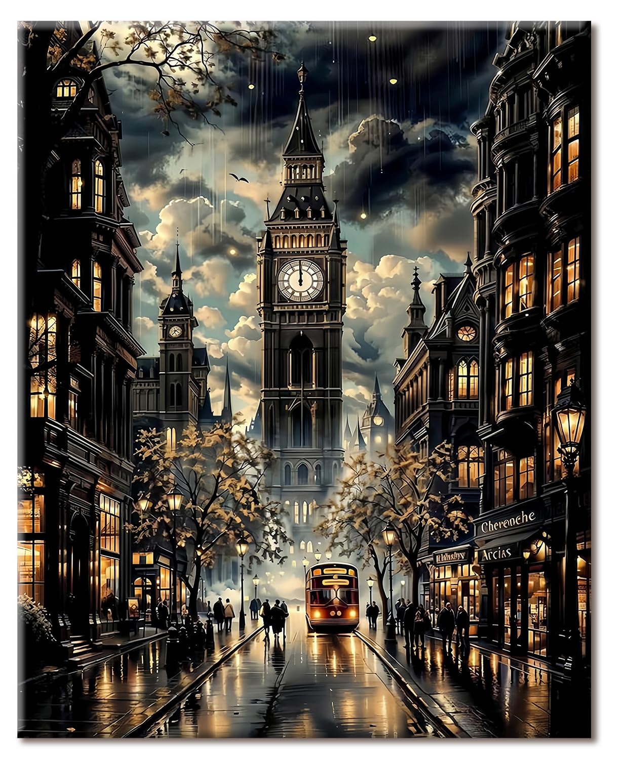 Jigsaw Puzzles for Adults 1000 Big Ben 1000 Piece Jigsaw Puzzles for Adults 27.56 x 19.69 Inch, Dust-Proof Design Puzzle to Relieve Stress Suitable Wall Art and Gifts with 1:1 Poster