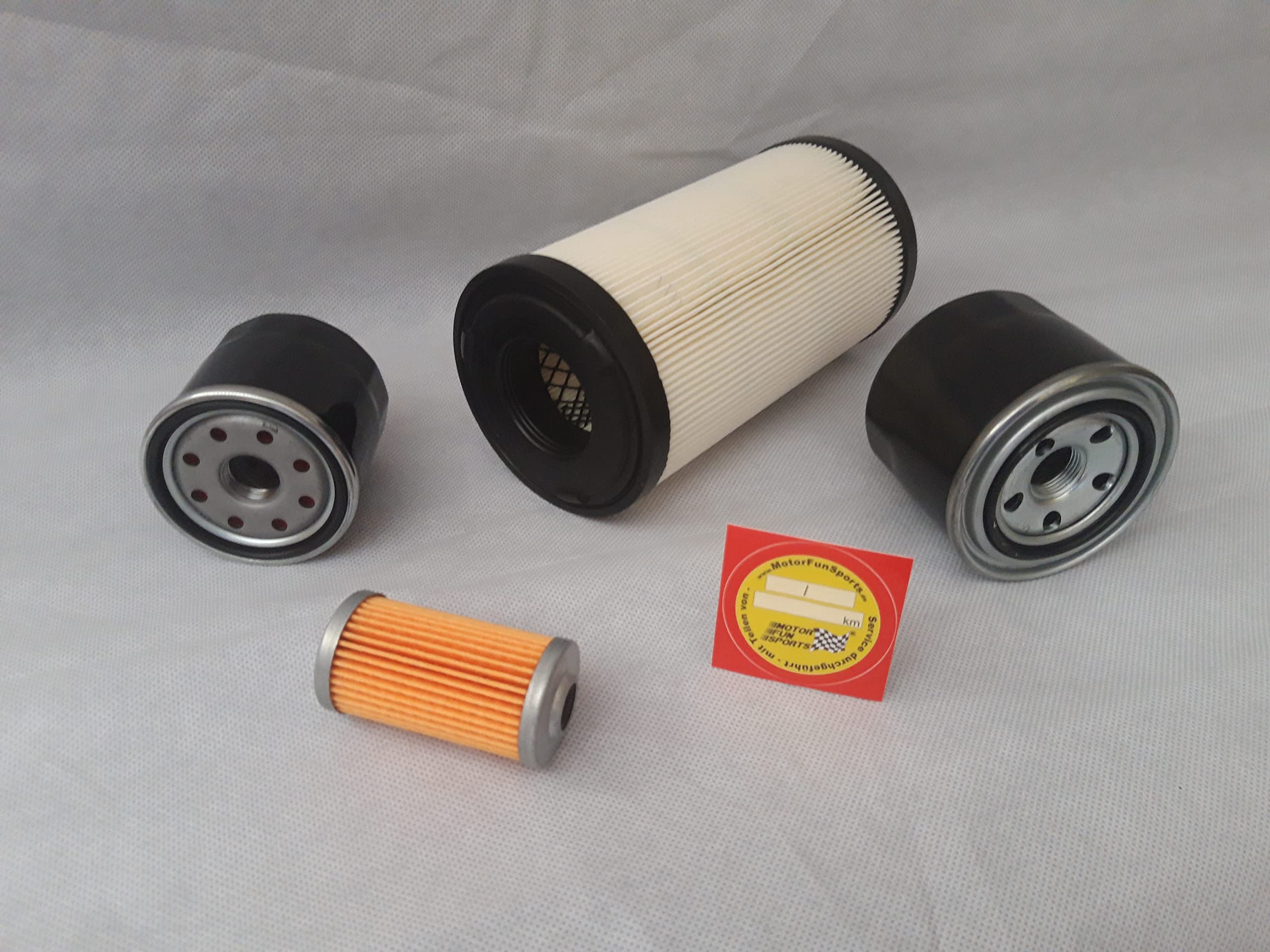 Set filtro (grande) compatibile con Iseki SXG 19 con motore Iseki filtro olio, filtro aria, filtro carburante, filtro idraulico