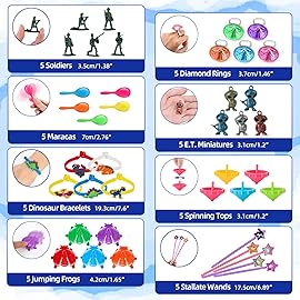 Amy&Benton 500pcs Party Favors for Kids 8-12 4-8 3-5, Goodie Bags Stuffers,Pinata Stuffers Fillers,Treasure Box Toys for Classroom Prizes,Birthday Easter Christmas Haloween Valentine Holiday Supplies