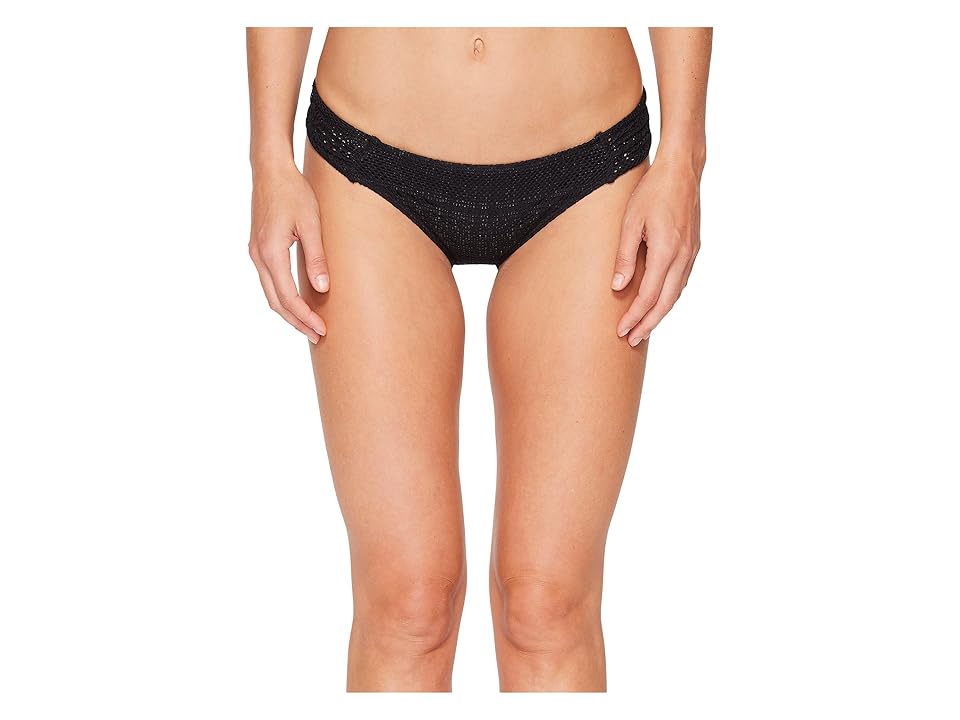 

Roxy Surf Memory Scooter Bikini Bottom (Anthracite) Women's Swimwear