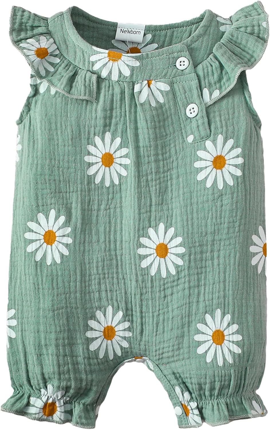 Newborn Baby Girl Clothes Romper Summer Outfits Infant Floral Short Sleeve Romper Jumpsuit Bodysuit