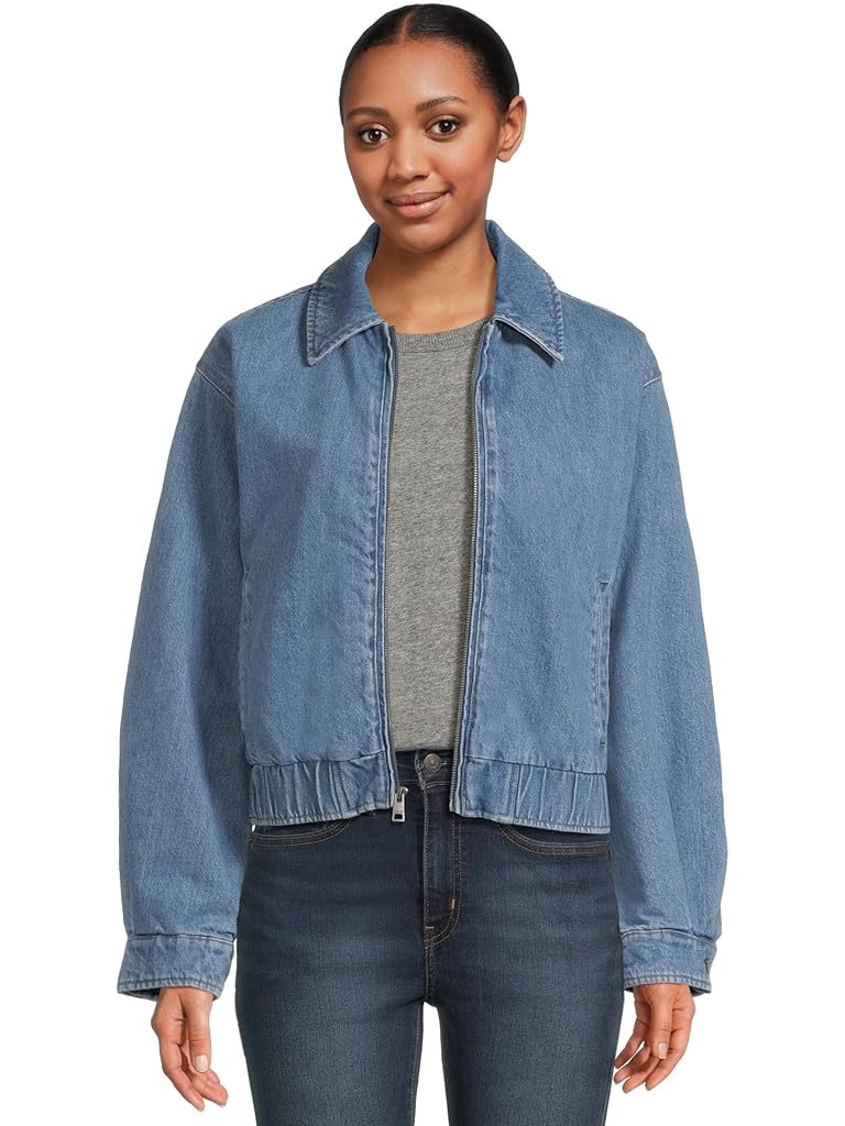 Navy Levi's® Laydown Collar Bomber