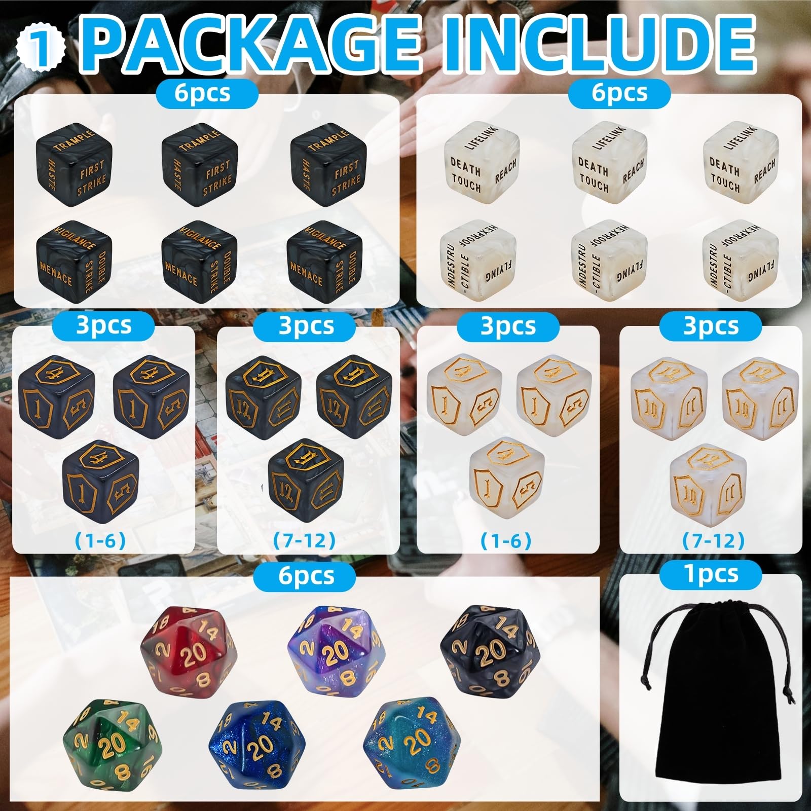 78 Pieces MTG Cube Counter