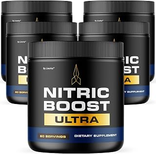 LIVORKA (5 Pack) Nitric Boost - Nitric Boost Ultra Purple Powder for Men, NitricBoostUltra Powder, Boost Energy and Support Active Lifestyles, 300 Servings for 5 Months