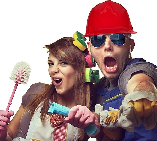 Miniatura 5 de Sombreros de construcción rojos - Paquete de 12