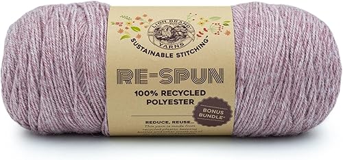 Vista 27 de Lion Brand Yarn Respun Bonus - Paquete de hilo para tejer y ganchillo, 1 paquete, seda de maíz