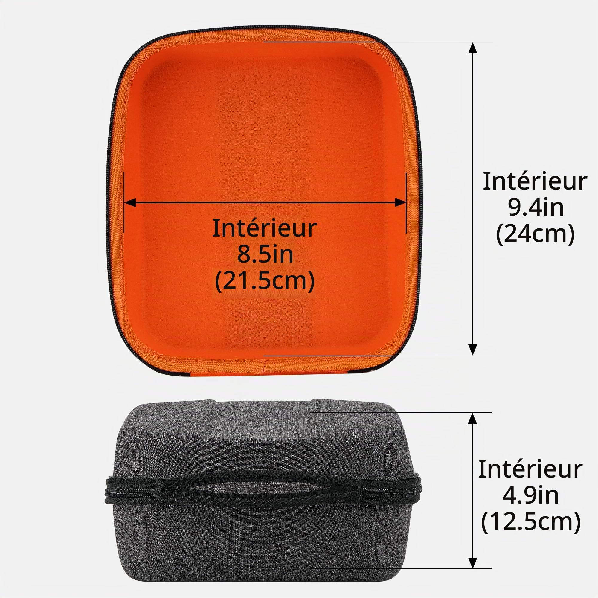 Geekria Shield Housse pour Casque de Jeu (Over-Ear) Grande Taille, étui de Voyage Rigide de Remplacement avec Rangement des câbles, Compatible avec Razer Kraken X, Corsair HS70, HS35