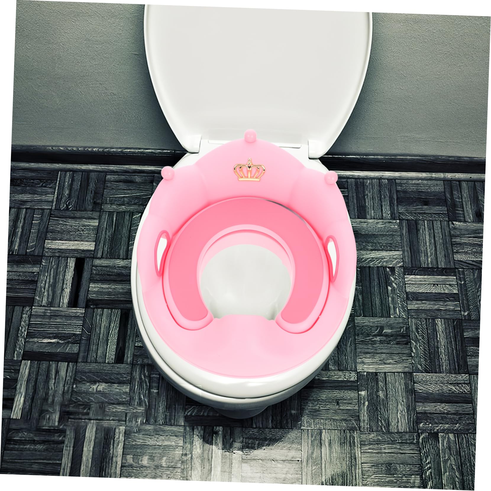 Asiento de Entrenamiento para Inodoro Reductor Wc con Cojín Desmontable para Niñas y Pequeños Accesorio para Inodoro de Bacinica para Bebes