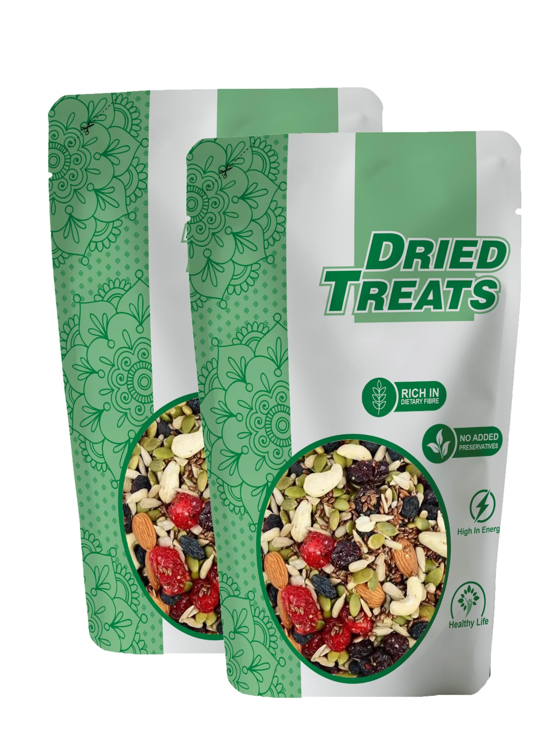 Dried Treats Dried Fruits Nuts And Seeds (Dried Trail Mix/Breakfast, 400g (2x200g))-picture-28