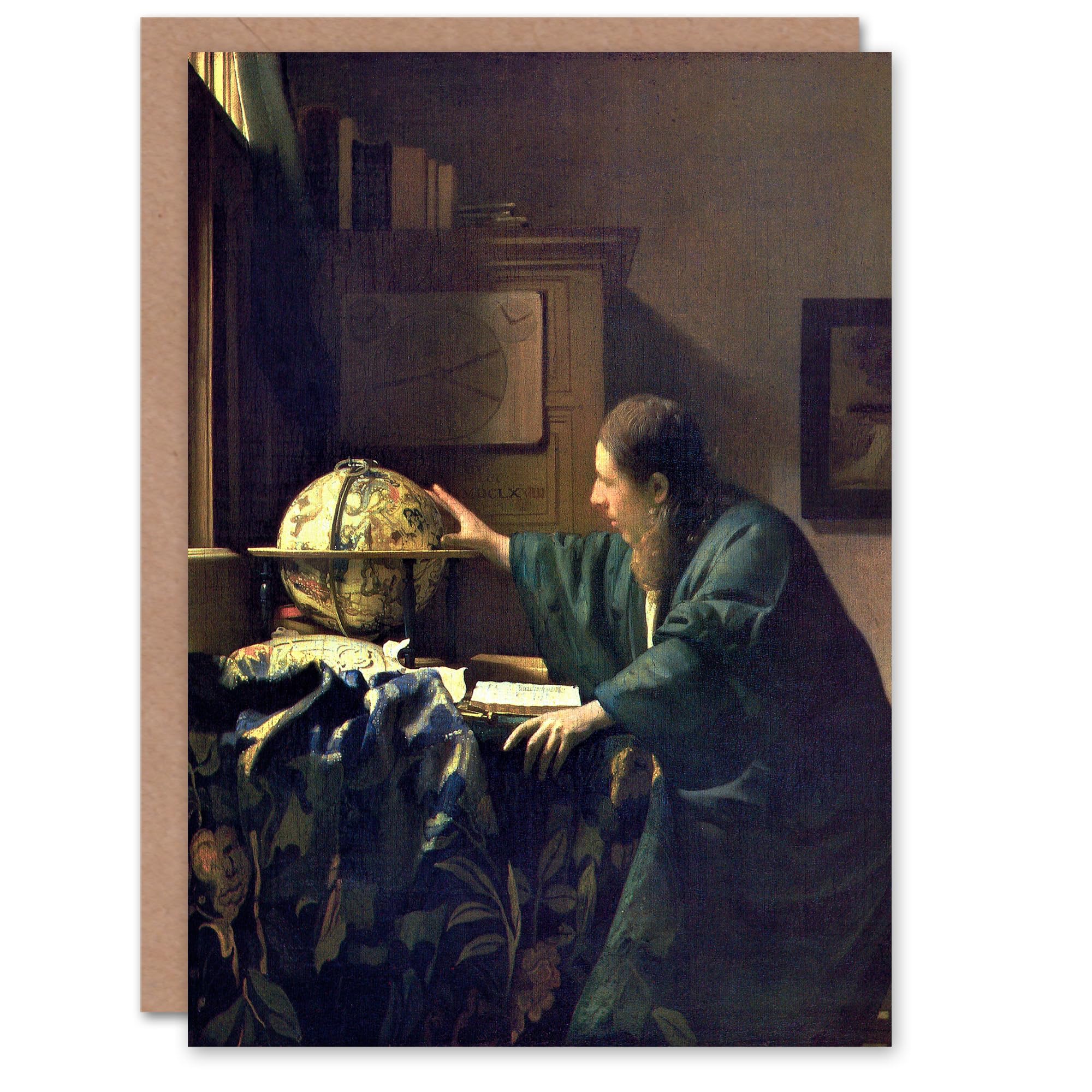 Artery8 Johannes Vermeer Art Card The Astronomer Portrait Painting