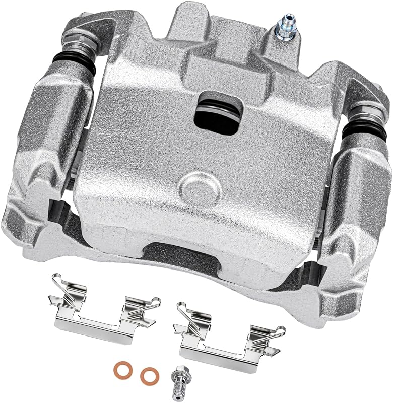 Pinça de freio a disco dianteira esquerda cciyu com suporte 19B7102 para Nissan Altima e Leaf – 1 unidade