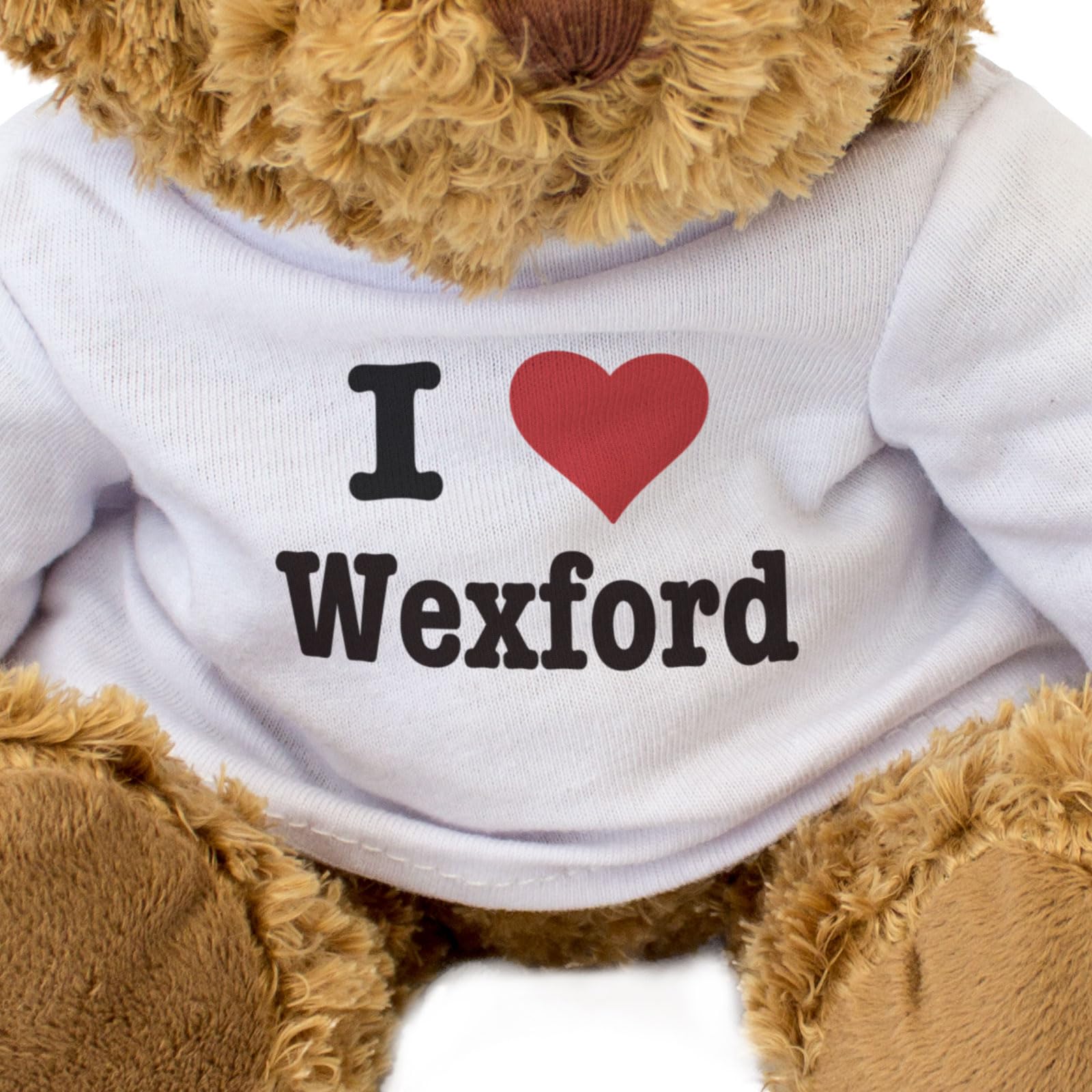 I LOVE WEXFORD - Teddy Bear - Cute Soft Cuddly Adorable - Gift Present, Brown - Image 3