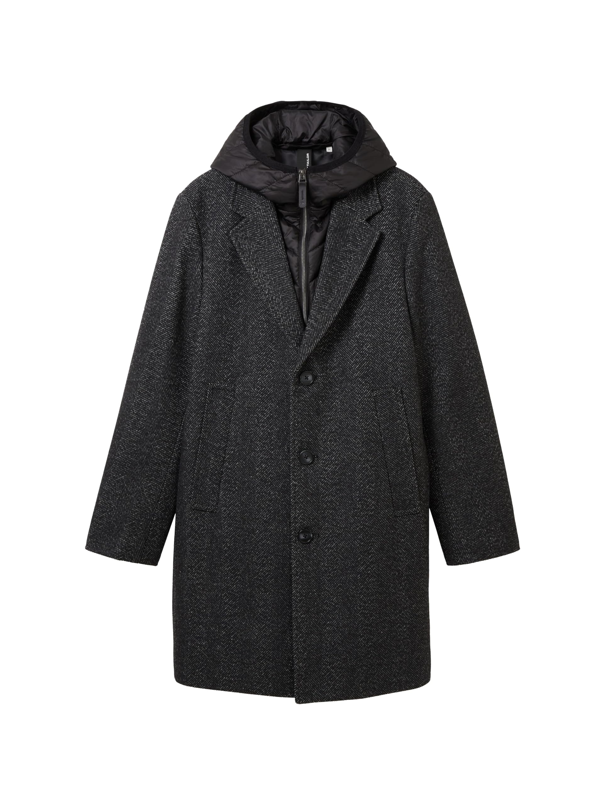 TOM TAILOR - 1037348, Cappotto di Lana Uomo
