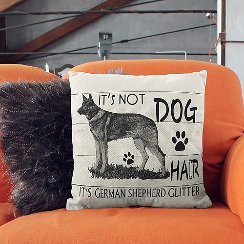 Miniatura 2 de Fundas de almohada de pastor alemán  Funda de almohada decorativa de perro de 18 x 18 pulgadas, regalos de pastor para mujeres y mamás