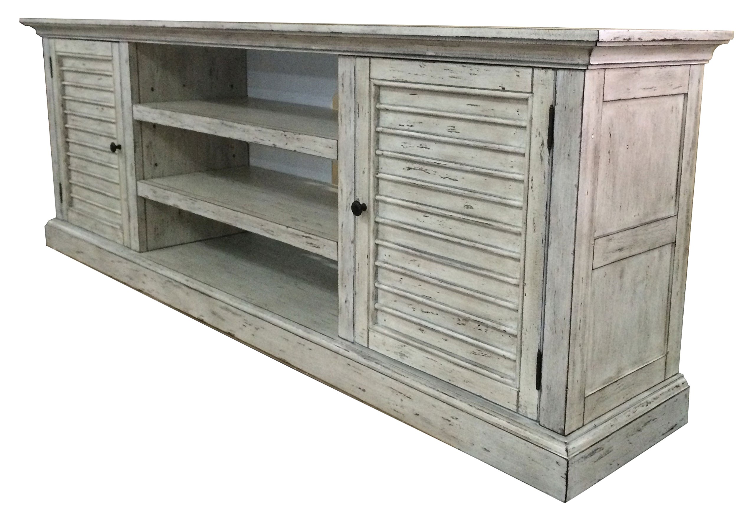Wide Cabinet, 80 x 16 x 28, Gray TV Console