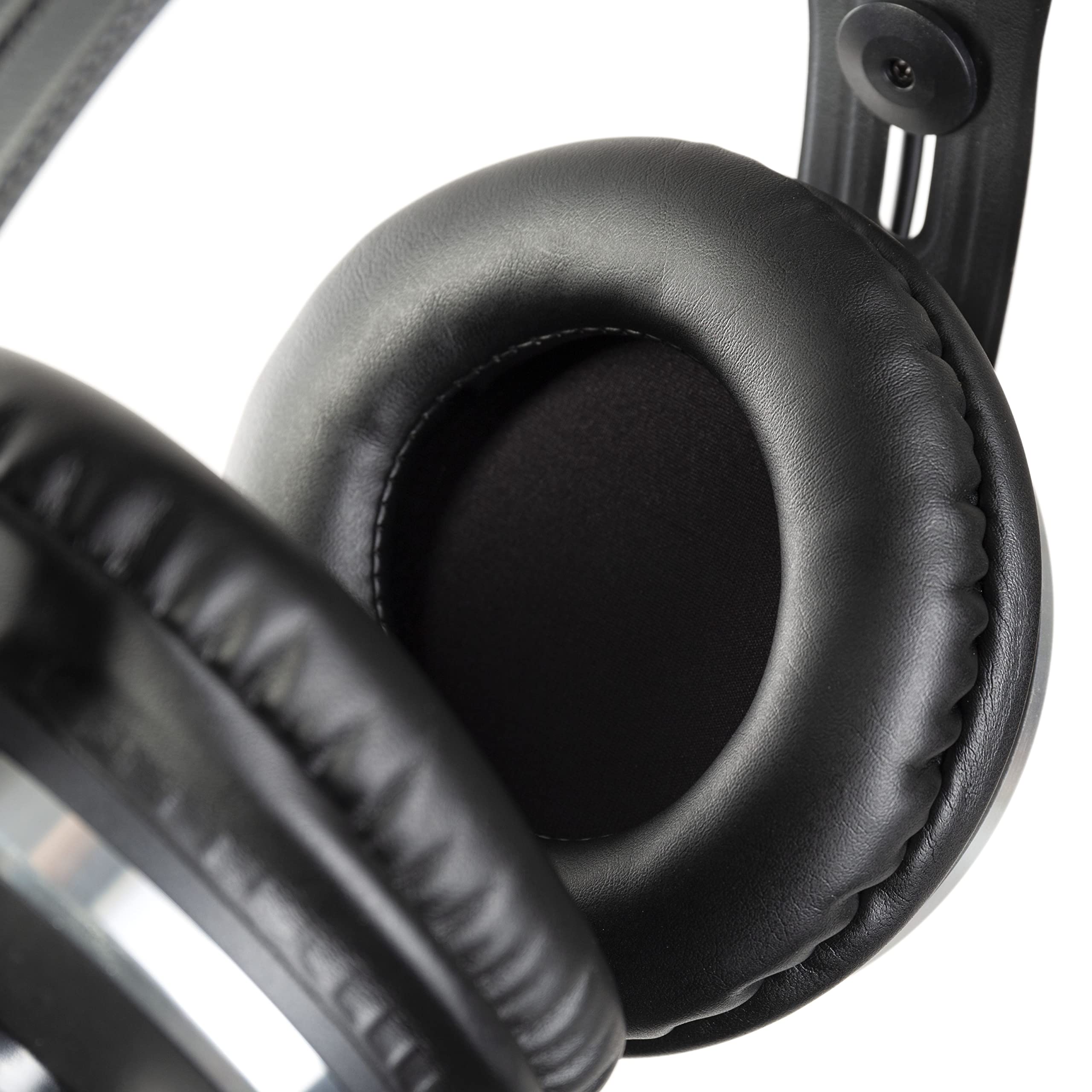 Fame K 600 Studio, Geschlossene Studio Kopfhörer, Schwarz, Dynamischer Sound, Leichtes Gewicht, Abnehmbares Kabel, Inklusive Zubehör