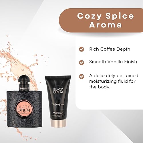 Miniatura 5 de Black Opium de Yves Saint Laurent Eau de Parfum en spray 50ml y Fluido Hidratante con Brillo 50ml