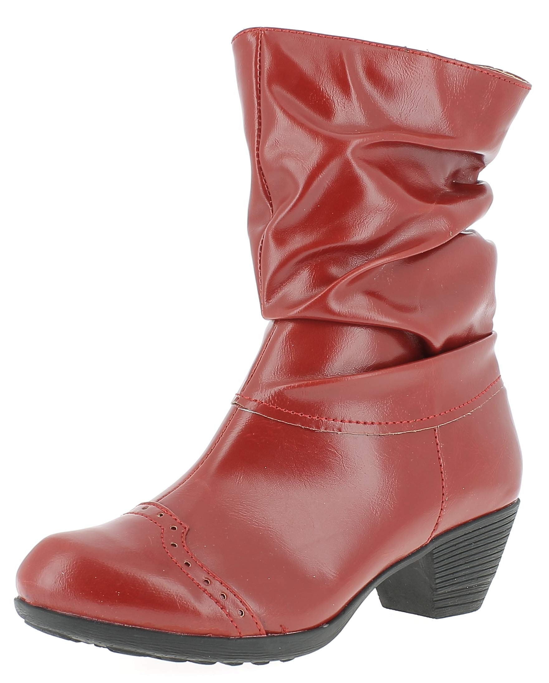Andrea Conti Women's 0616628 Ankle Boots, Red Crimson 198, 4.5 UK