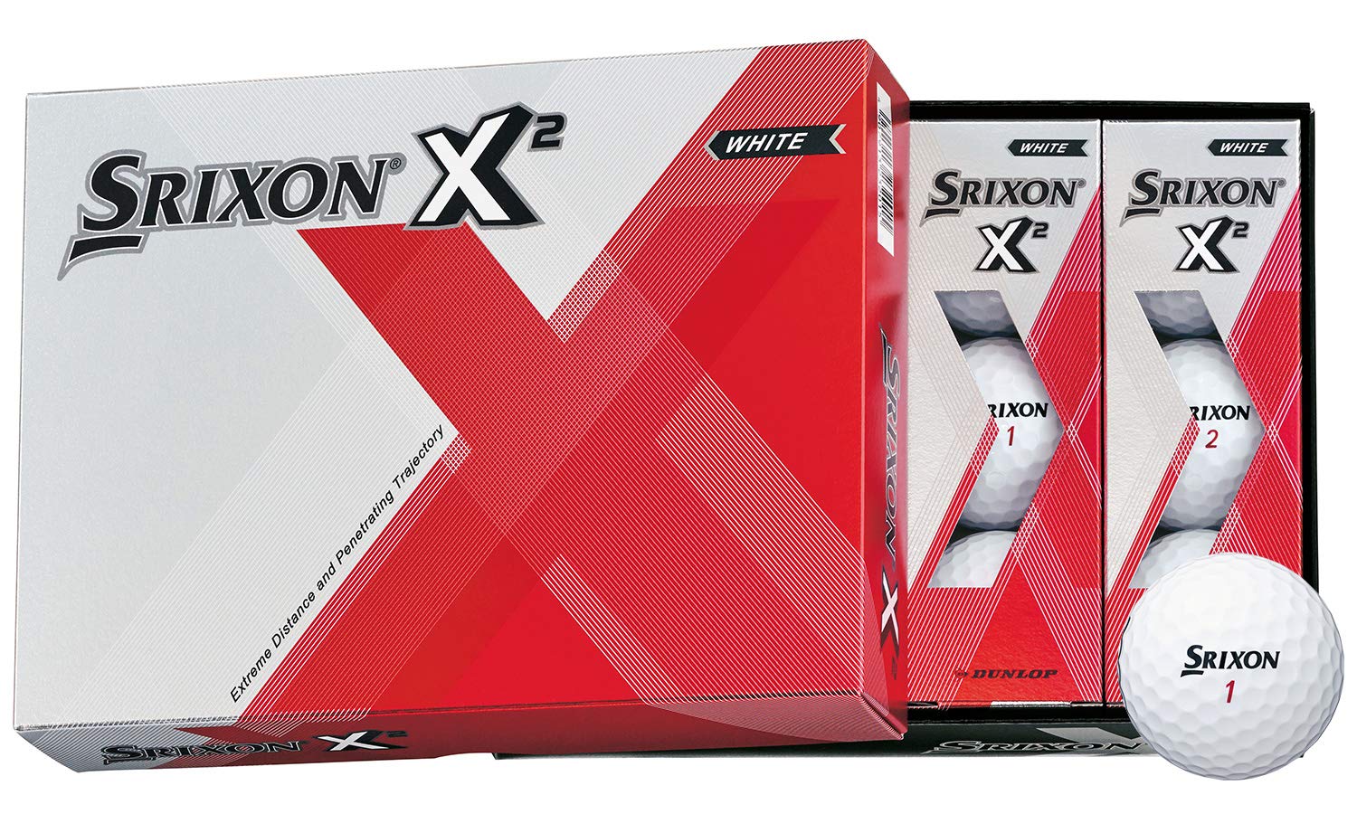 Amazon.co.jp: ダンロップ(DUNLOP) ゴルフボール スリクソン X2 1