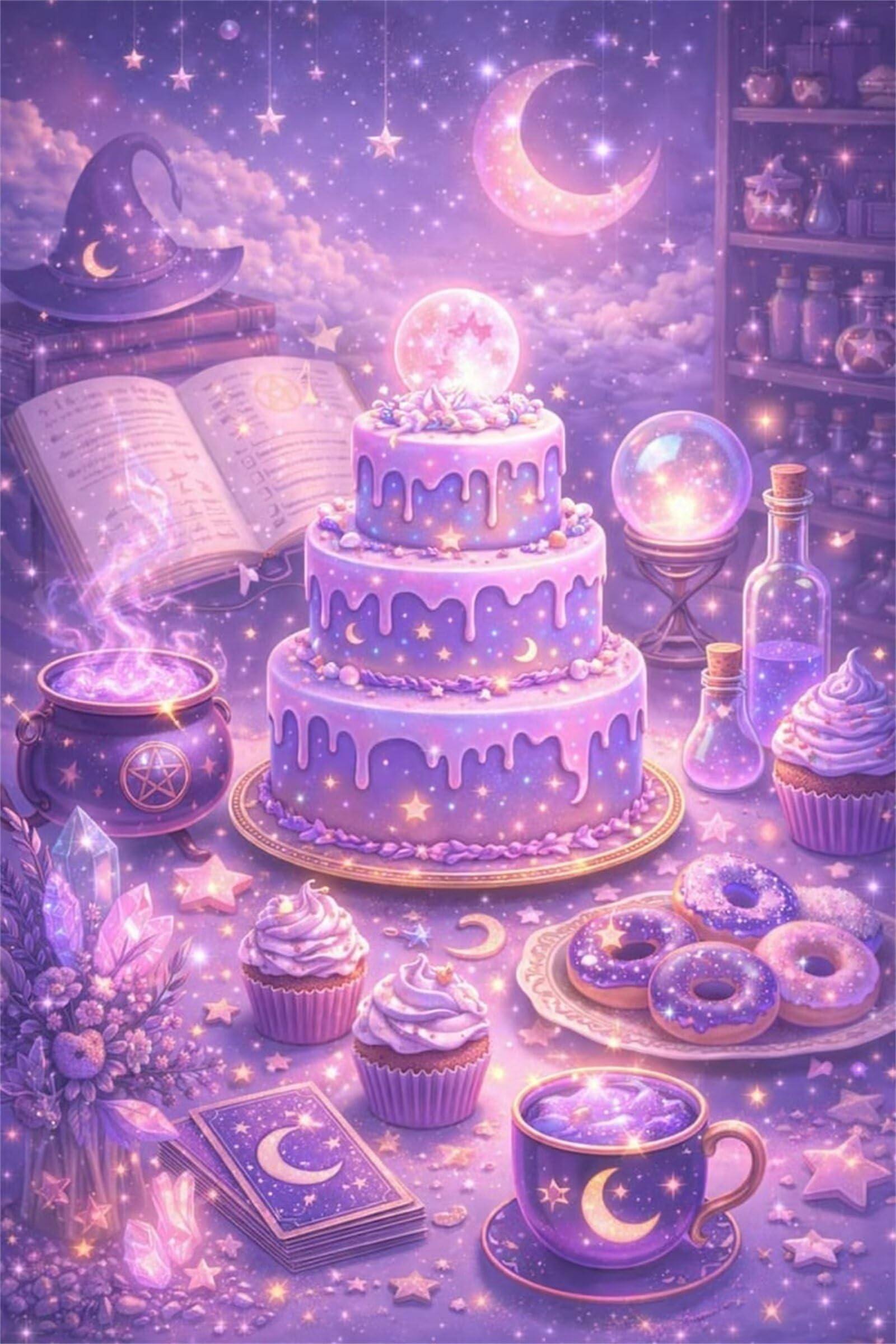 Puzzle 1314 pezzi per Adulti Torte e dessert, 75x50cm Puzzle Impossibile e Difficili, Puzzles Decorativo per Soggiorno e Camera, Idea Regalo per Amanti dei Puzzle