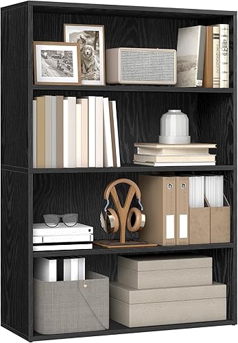Miniatura 15 de VASAGLE Custos Collection - Estantería, librero de 3 niveles, estante para libros, estante de almacenamiento abierto, 9.4 x 23.6 x 32 pulgadas, para