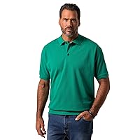 JP 1880 Maglia Polo in piqué con Taglio Speciale per l'addome Verde Foresta 7XL 712617451