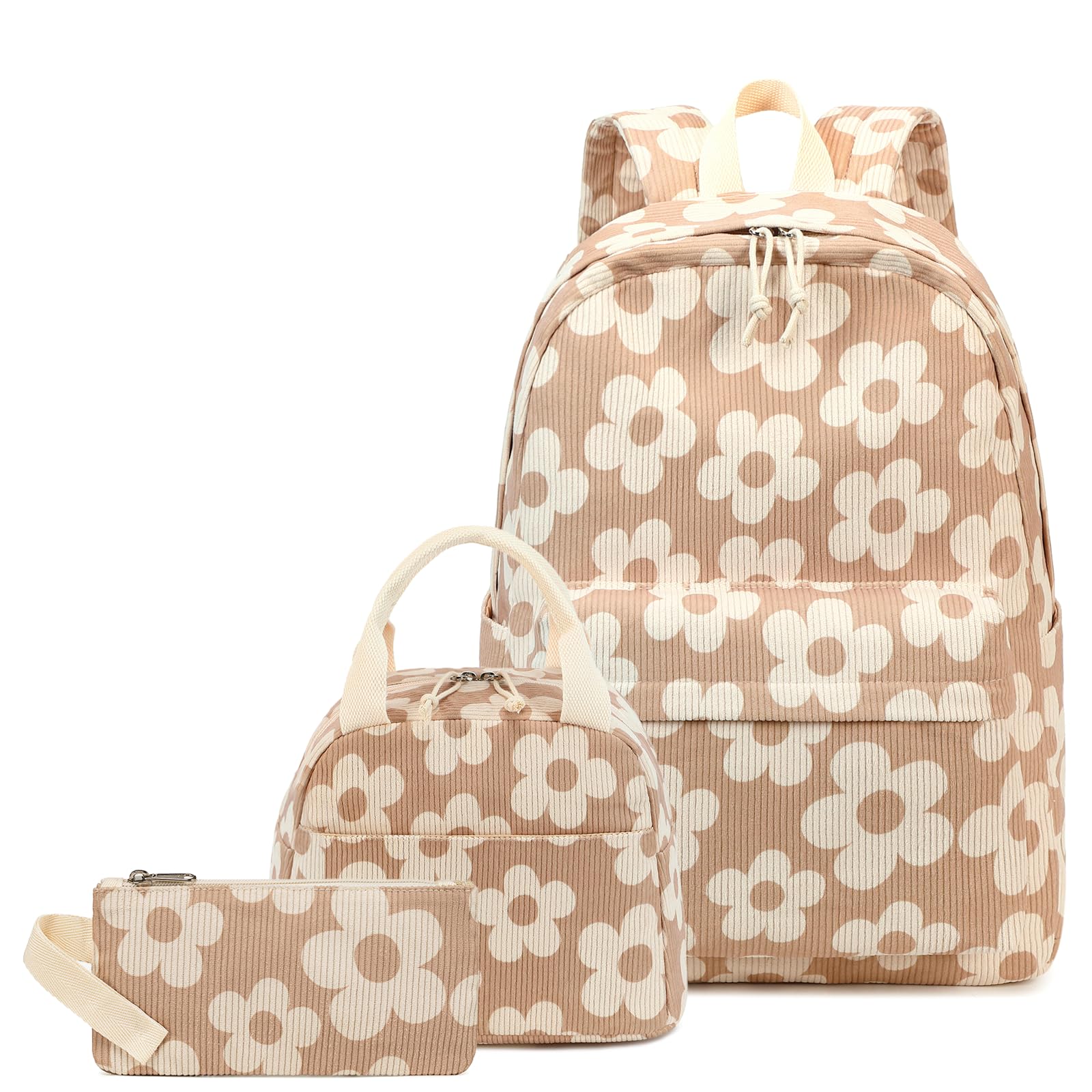 Bluboon School Backpack for Boys Teens Bookbag Travel Daypack Kids Girls Lunch Bag Pencil Case