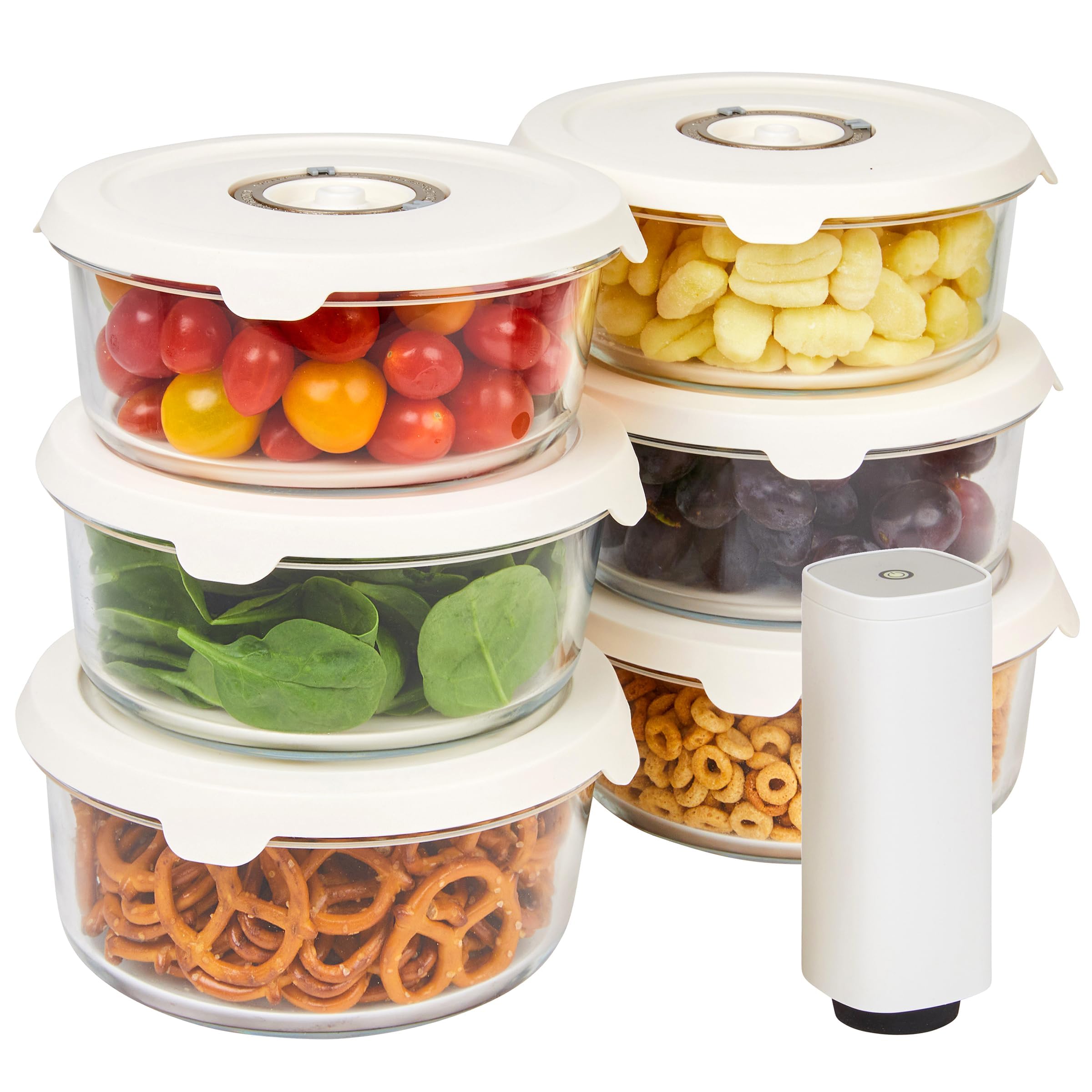 Amazon.com: HOLDN' STORAGE Vacuum Food Storage Containers, Set of