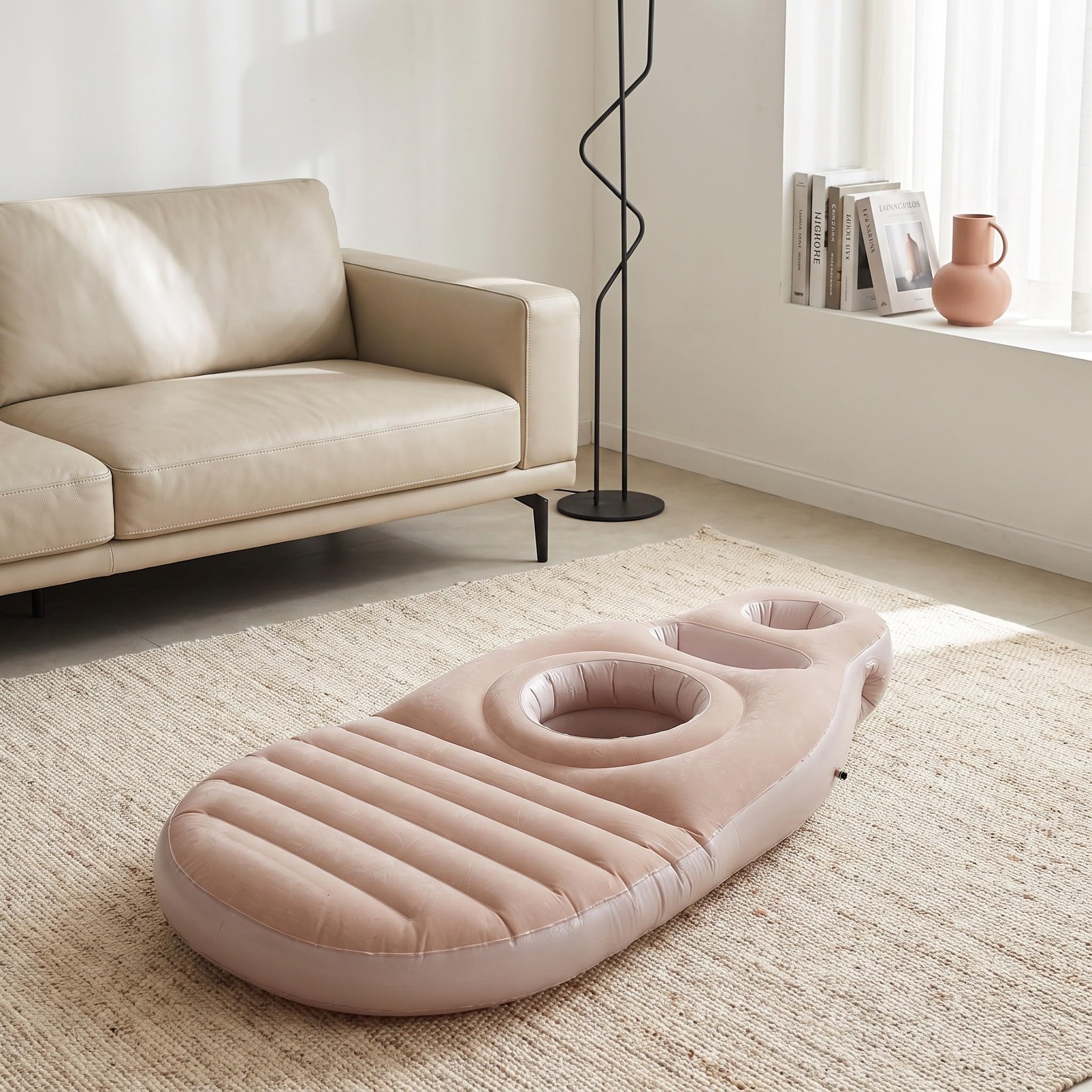 Aufblasbare Schwangerschaftsmatratze und Ergonomischer Bauchstütze aus PVC