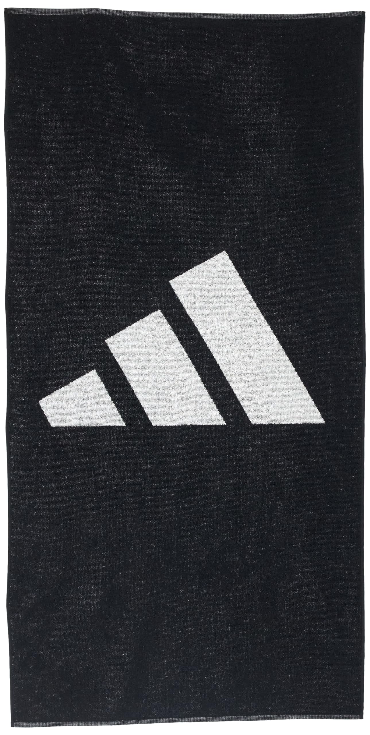 adidas Unisex-Adult 3Bar Large Towel, Black/White, No Size