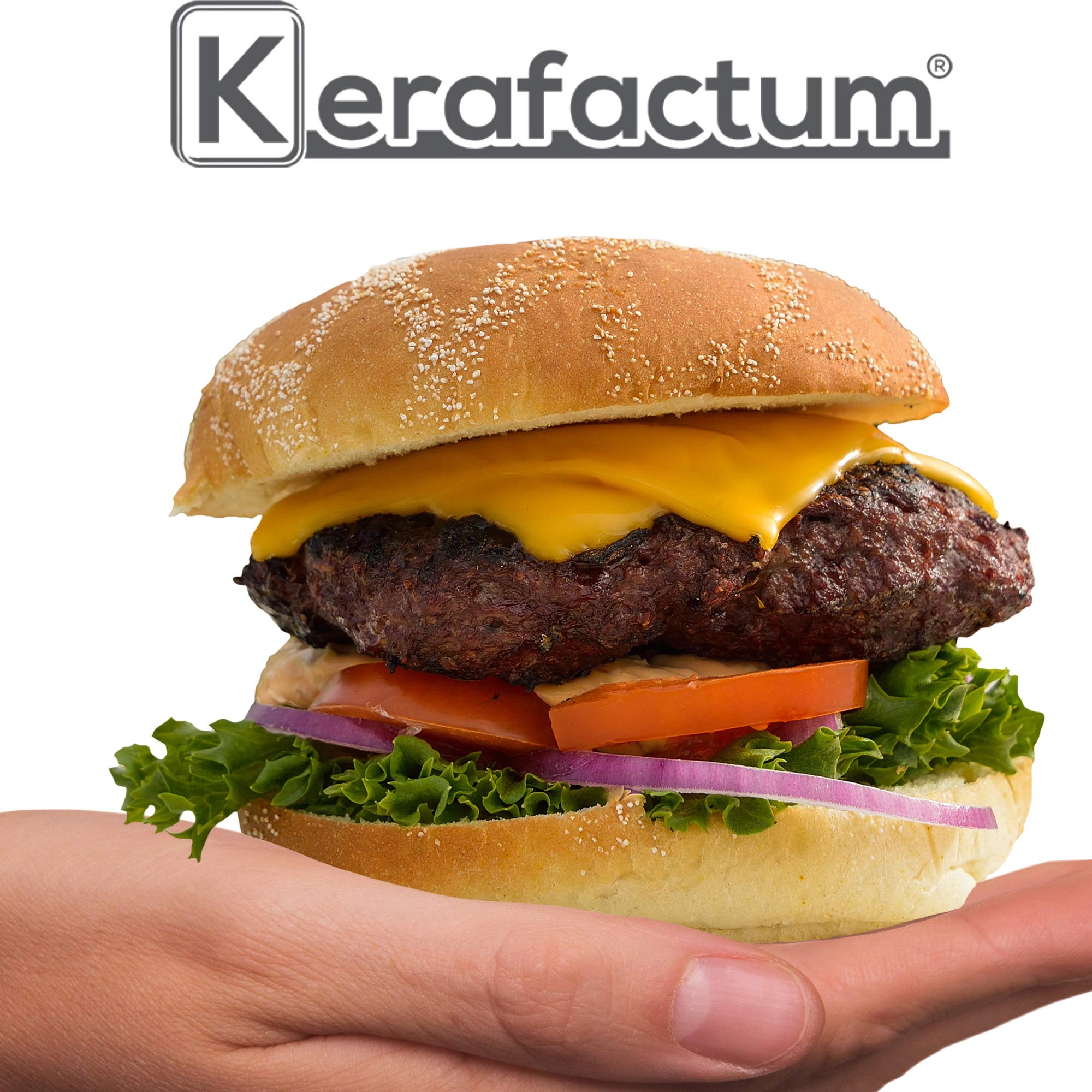 Kerafactum® - Cloche de cloche pour hamburger cheeseburger Cloche