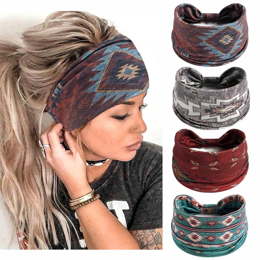Amazon.com : STGDAK Wide Headbands Vintage Boho Headband