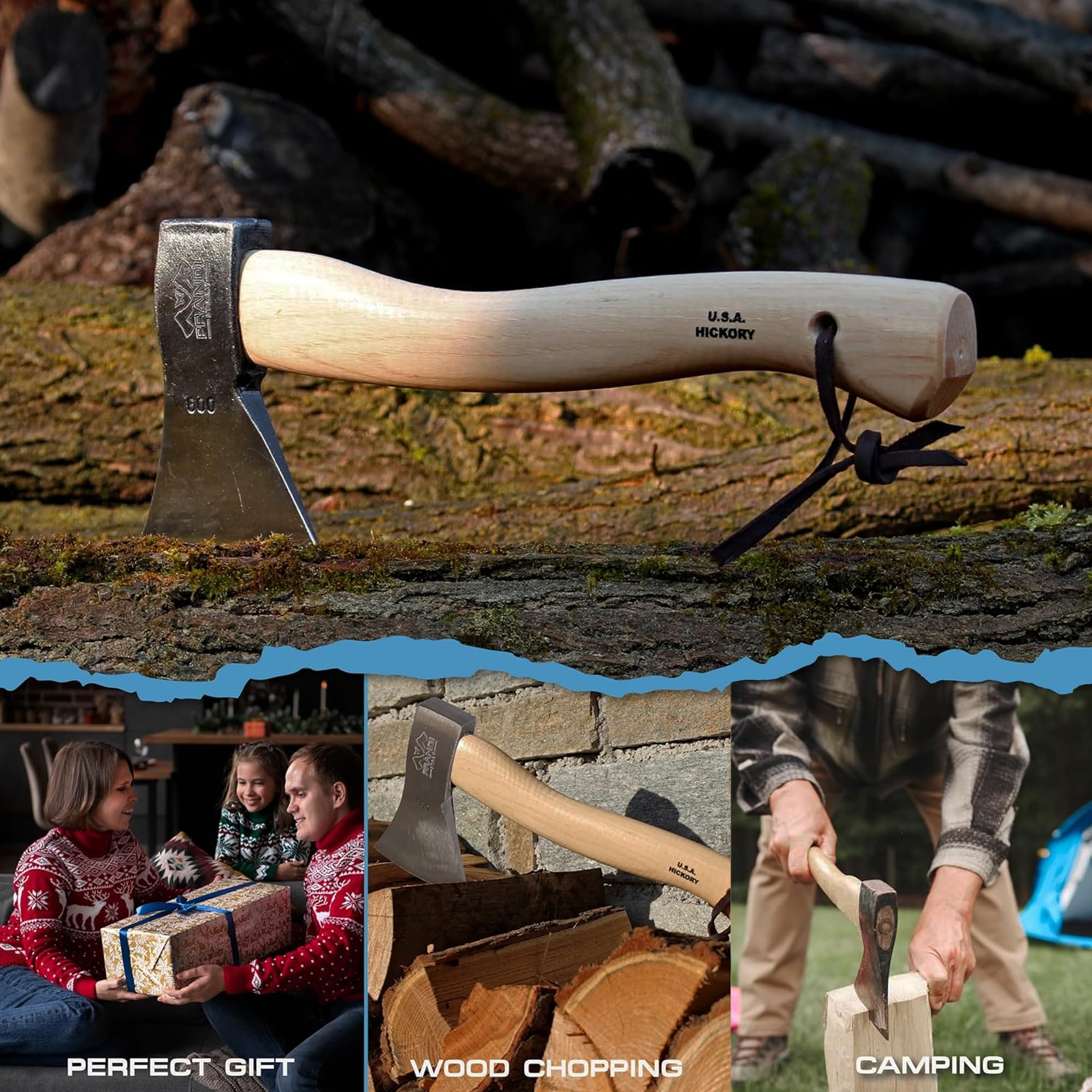 Amazon.com: Prandi German Style Camping Hatchet - 1.32lb C43/C45