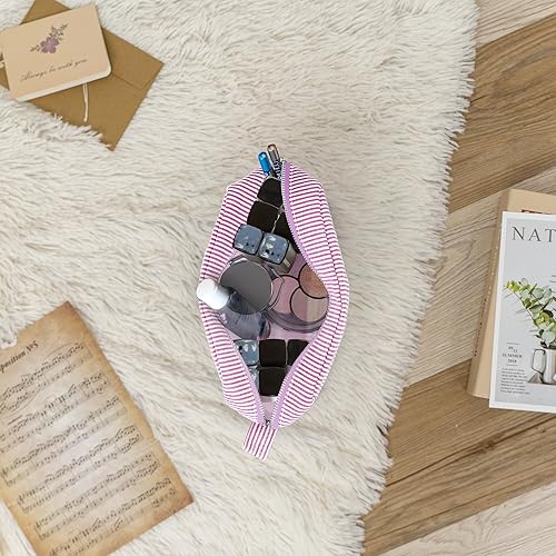 Miniatura 4 de MT WORLD Bolsa de cosméticos, bolsa de maquillaje personalizada para mujeres y niñas, Rosado