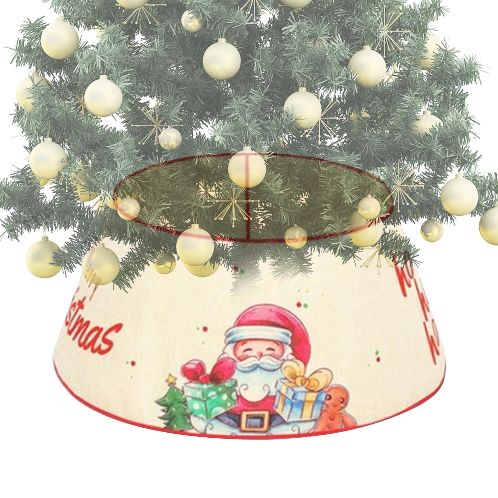 Collier pour arbre de Noël pour dissimuler le pied du sapin de bureau