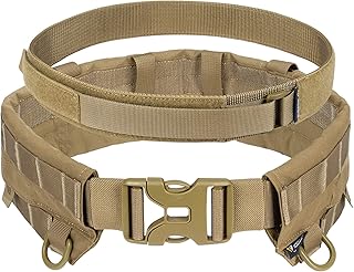 IDOGEAR Tactical Belt MOLLE Military Belt Modular Rigger's Belt Adjustable Combat Belt With Inner Belt And Outer Belt Set - IDOGEAR