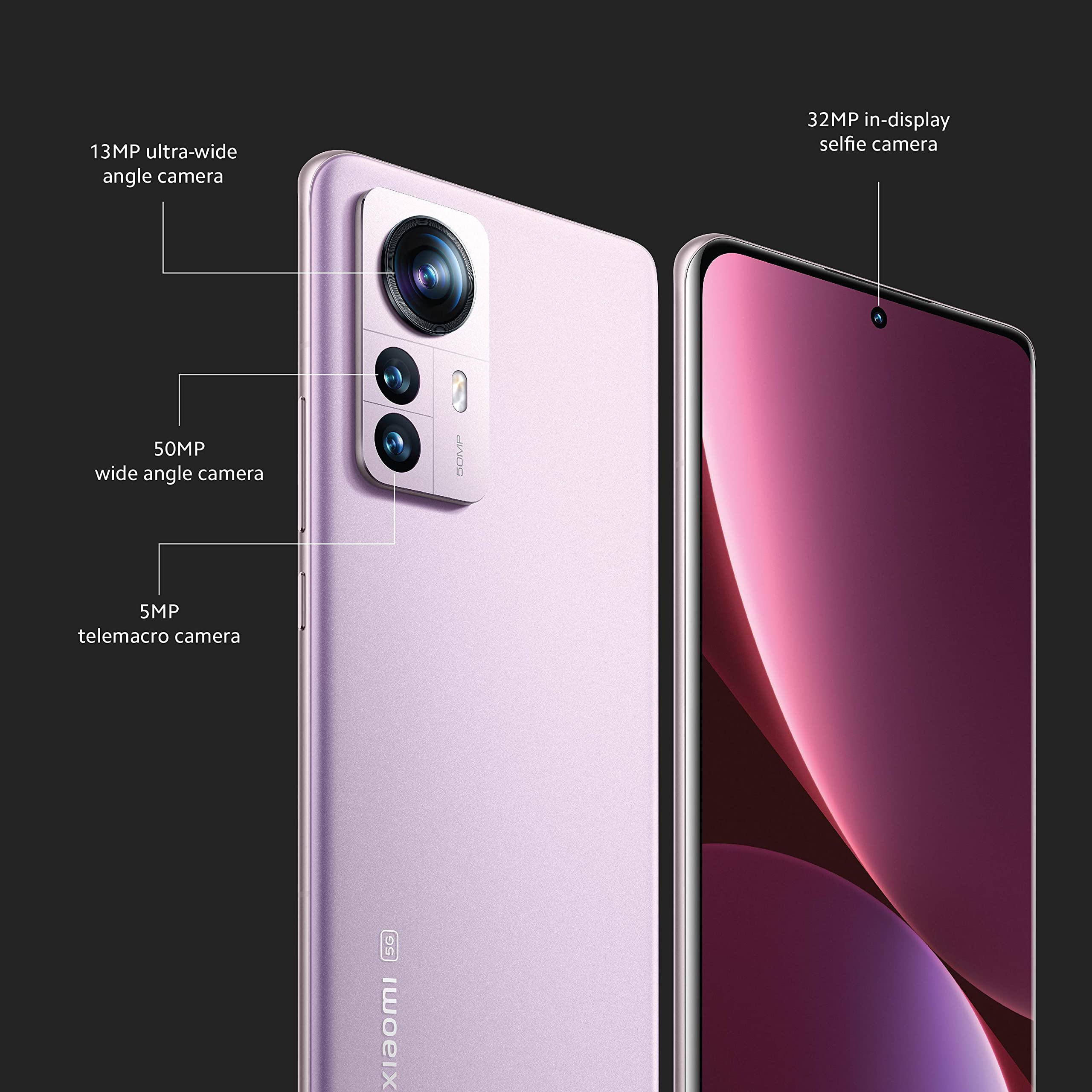 Xiaomi 12 Dual Sim 8Gb Ram 256Gb 5G Purple + Xiaomi Premium Card