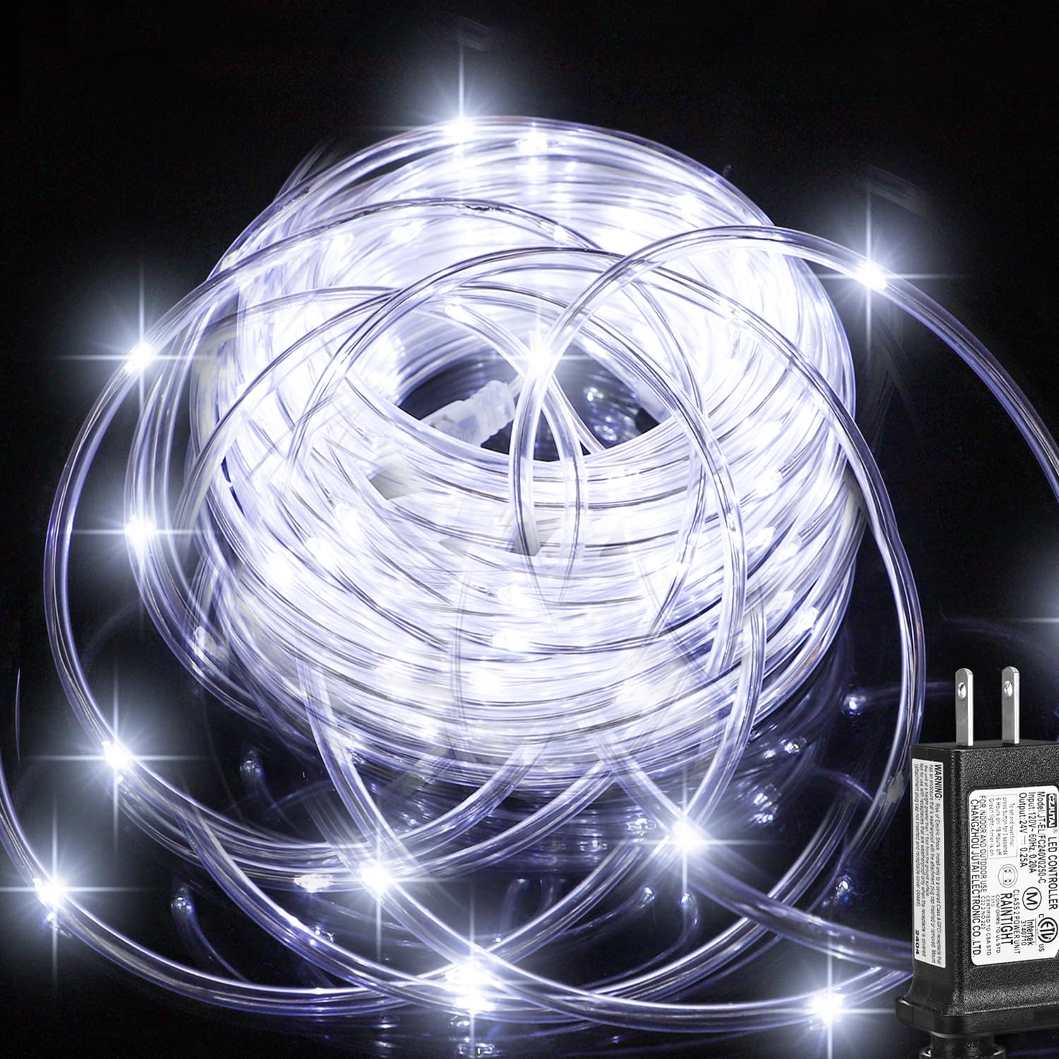 Amazon.com: PUHONG (New Rope Lights, 100FT 300 LED Connectable Rope ...