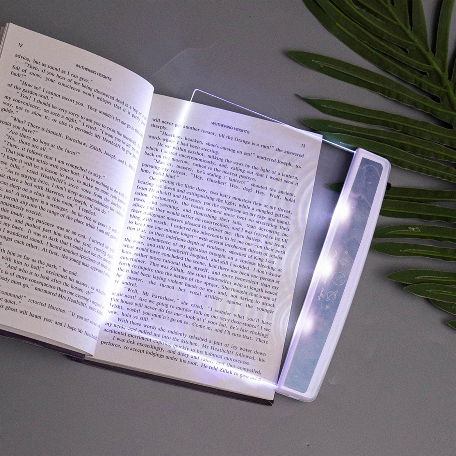 Yannianjz Reading Light, Paperback lightwedge Book Light, Flat LED Book Light, Book Light for Reading in Bed, Eye Protection LEDs Reading Lamp, 1Pcs