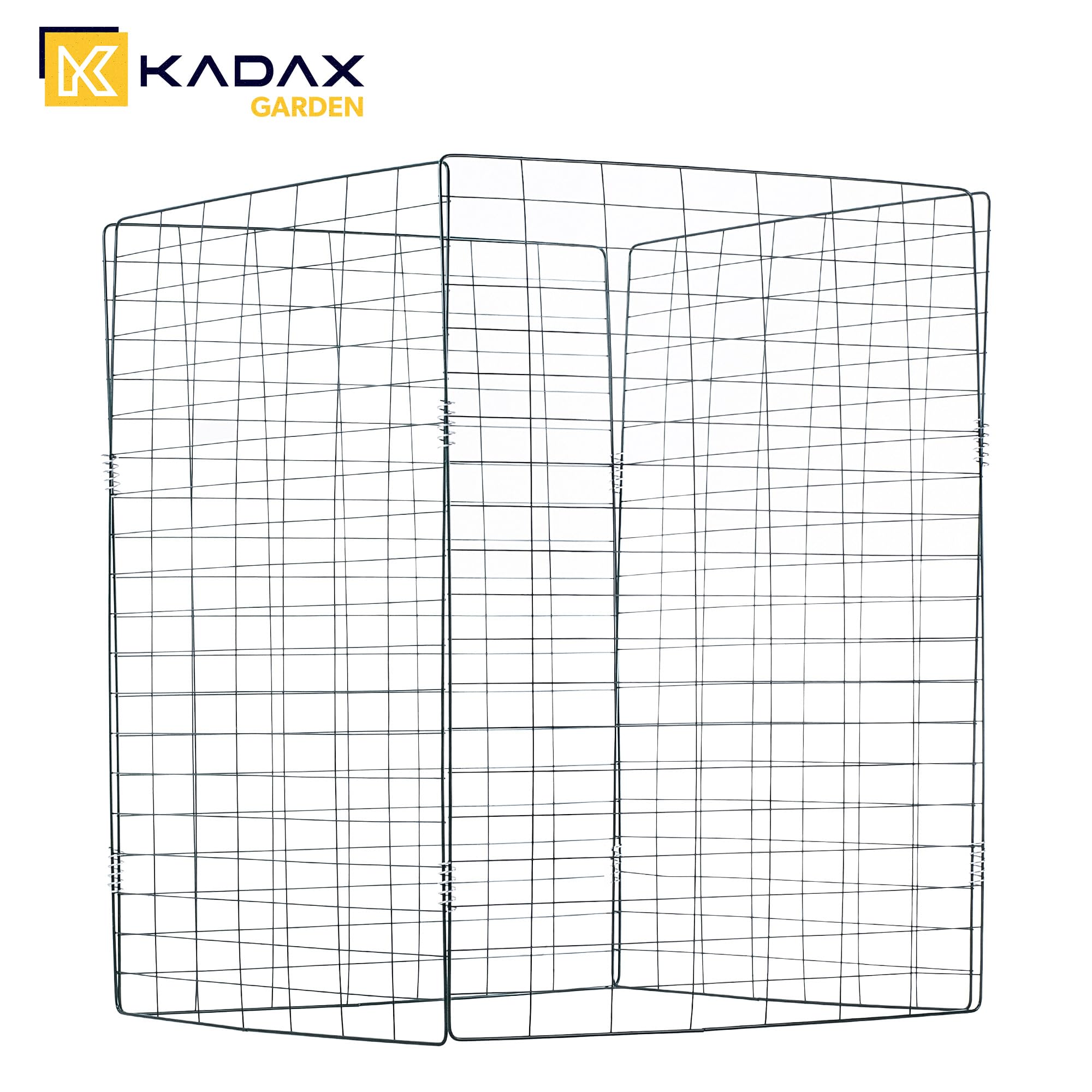 KADAX Kompostownik z siatki metalowej 70x90cm Dobra wentylacja i stabilność, odporny na warunki pogodowe, szybkie kompostowanie liści oraz skoszonej trawy