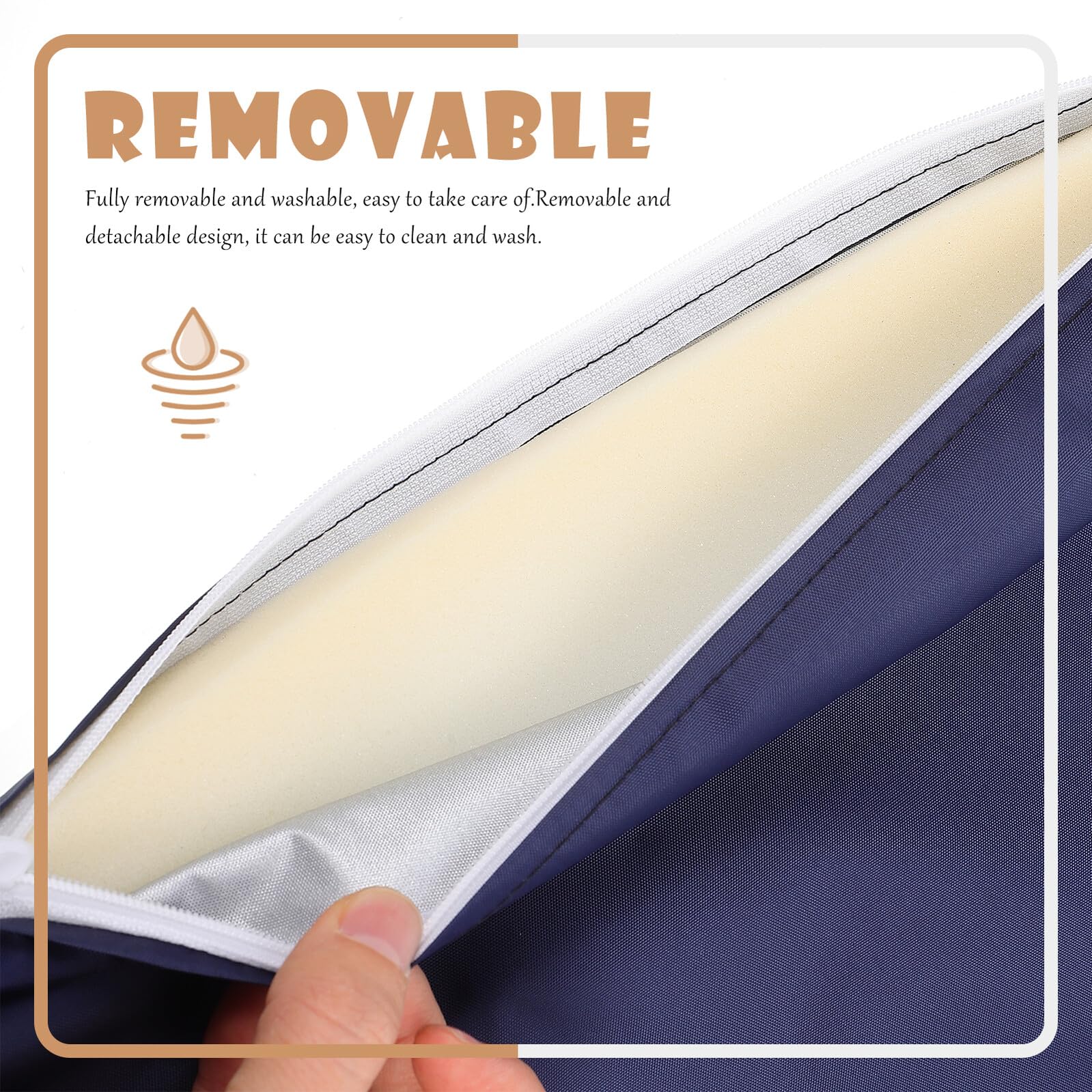 Tenda per Animali, Cuccia Lavabile in Tessuto Tecnico Blu Scuro | Design Rimovibile, Uso Interno ed Esterno, per Gatto e Cane, Facile da Pulire, Sicurezza