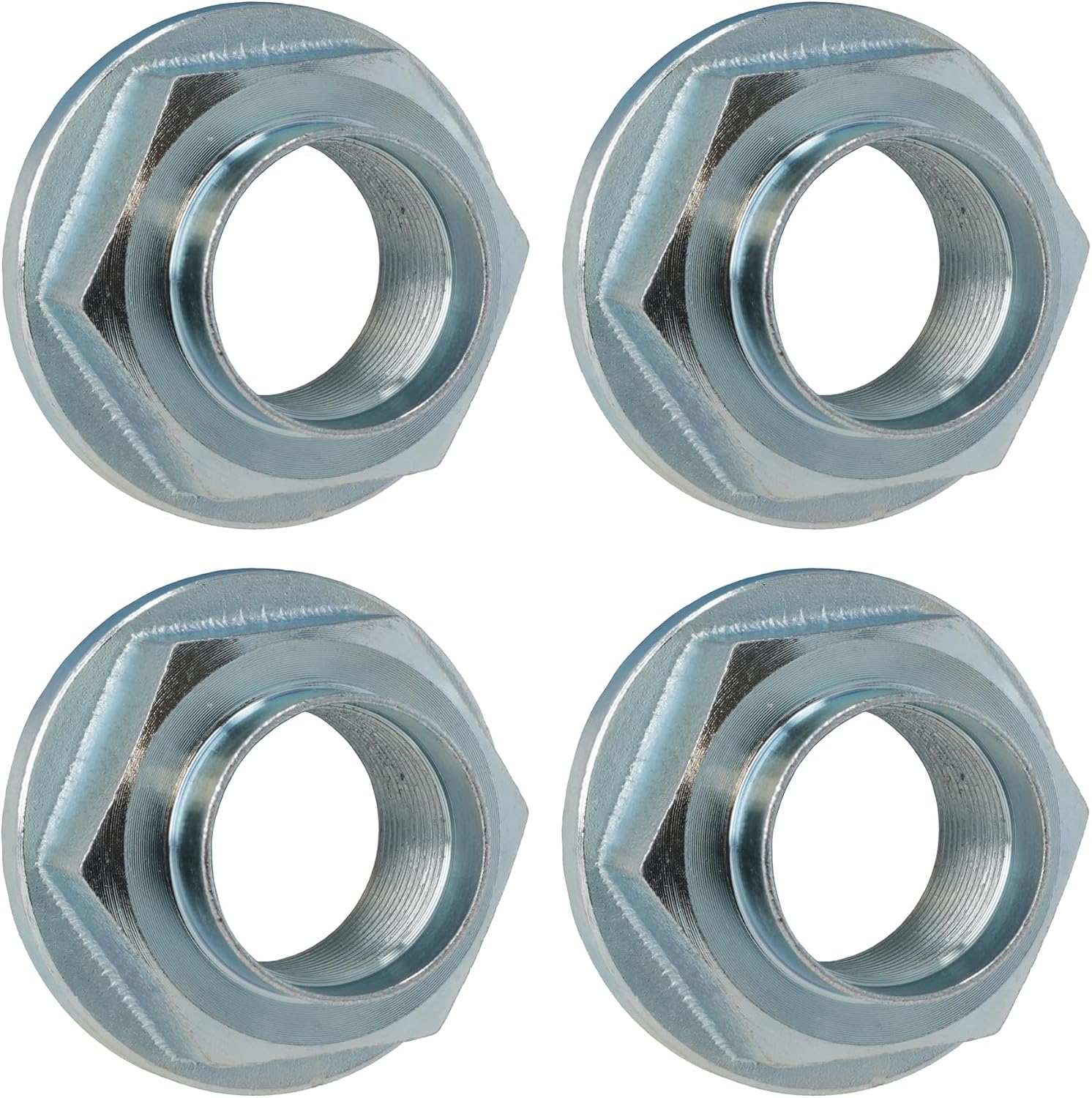 AB Tools 4 Trailer Hub Axle Nuts M30 30mm Flange Nut One Shot for Ifor Williams Trailers