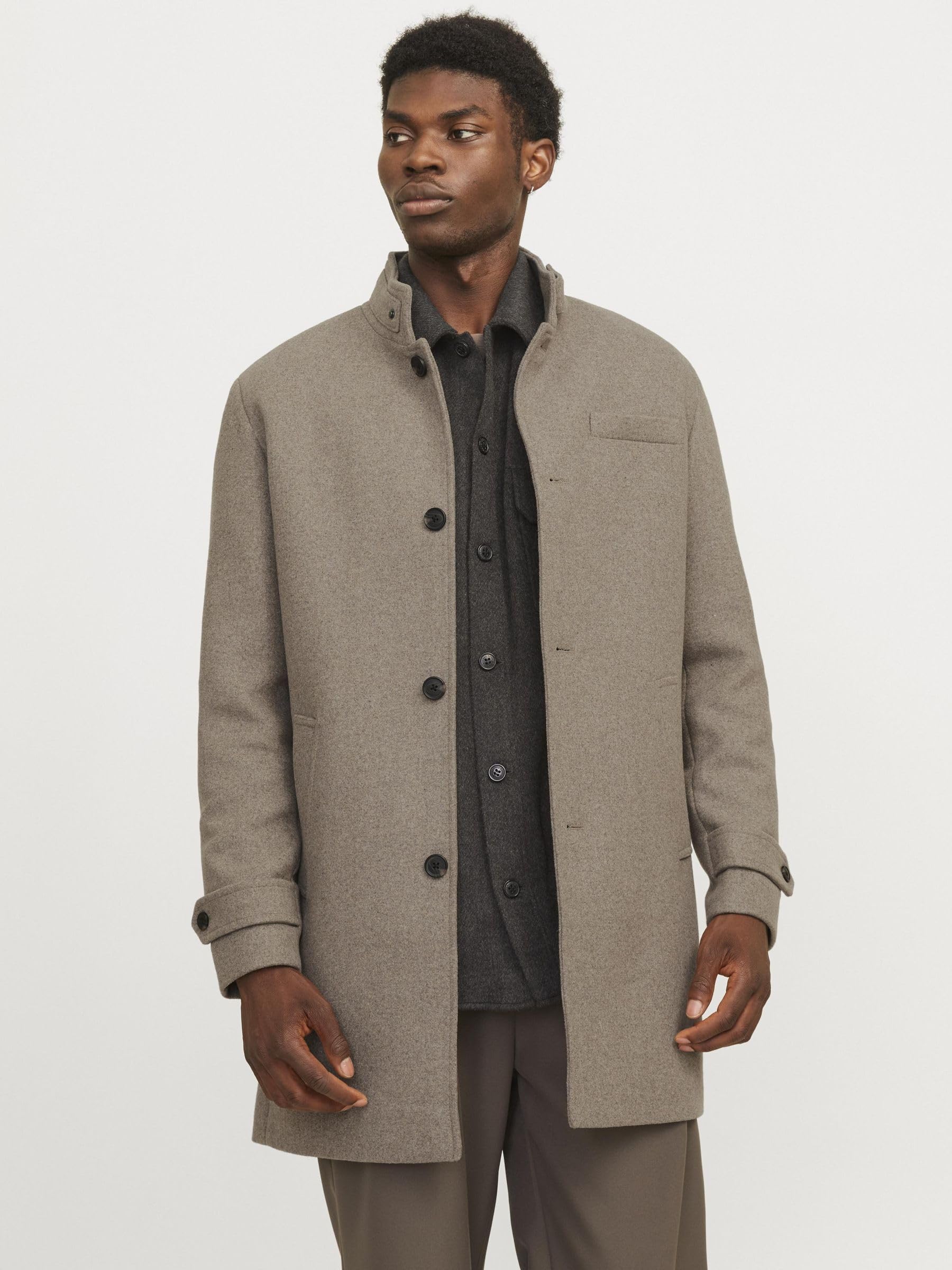 JACK & JONES Herren Jjemelton Wool Coat Sn Wollmantel (1er Pack)